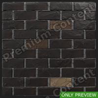 PBR wall bricks old preview 0002